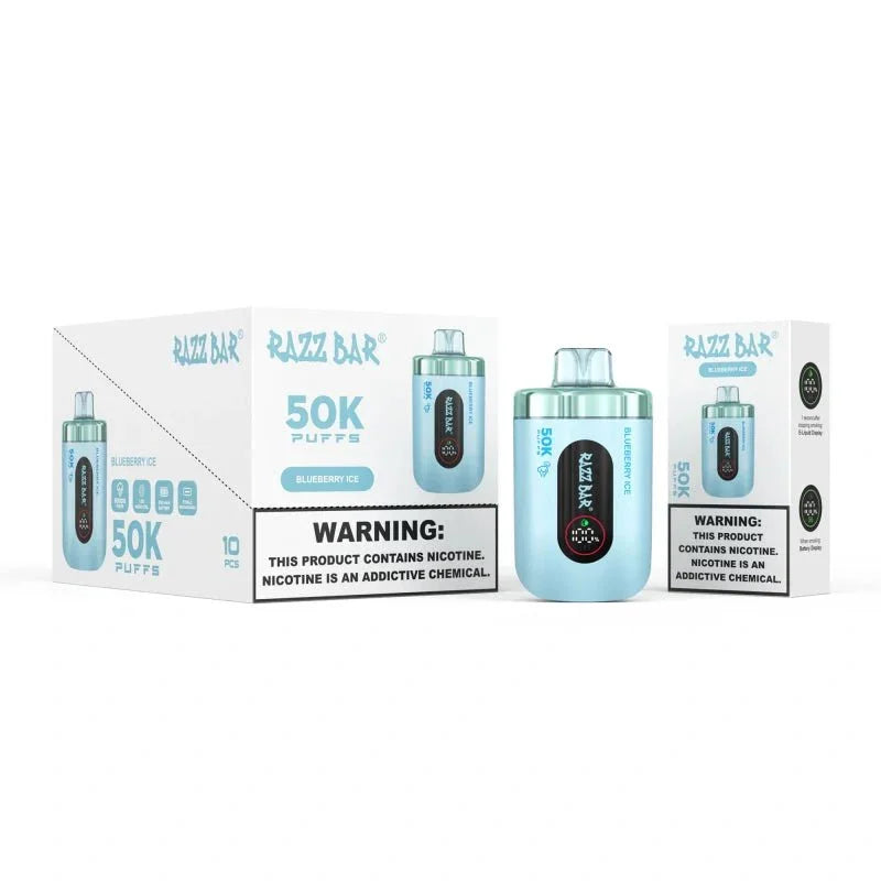 Caja Vapers Desechable Razz Bar 50000 Puffs 50k - Mi tienda